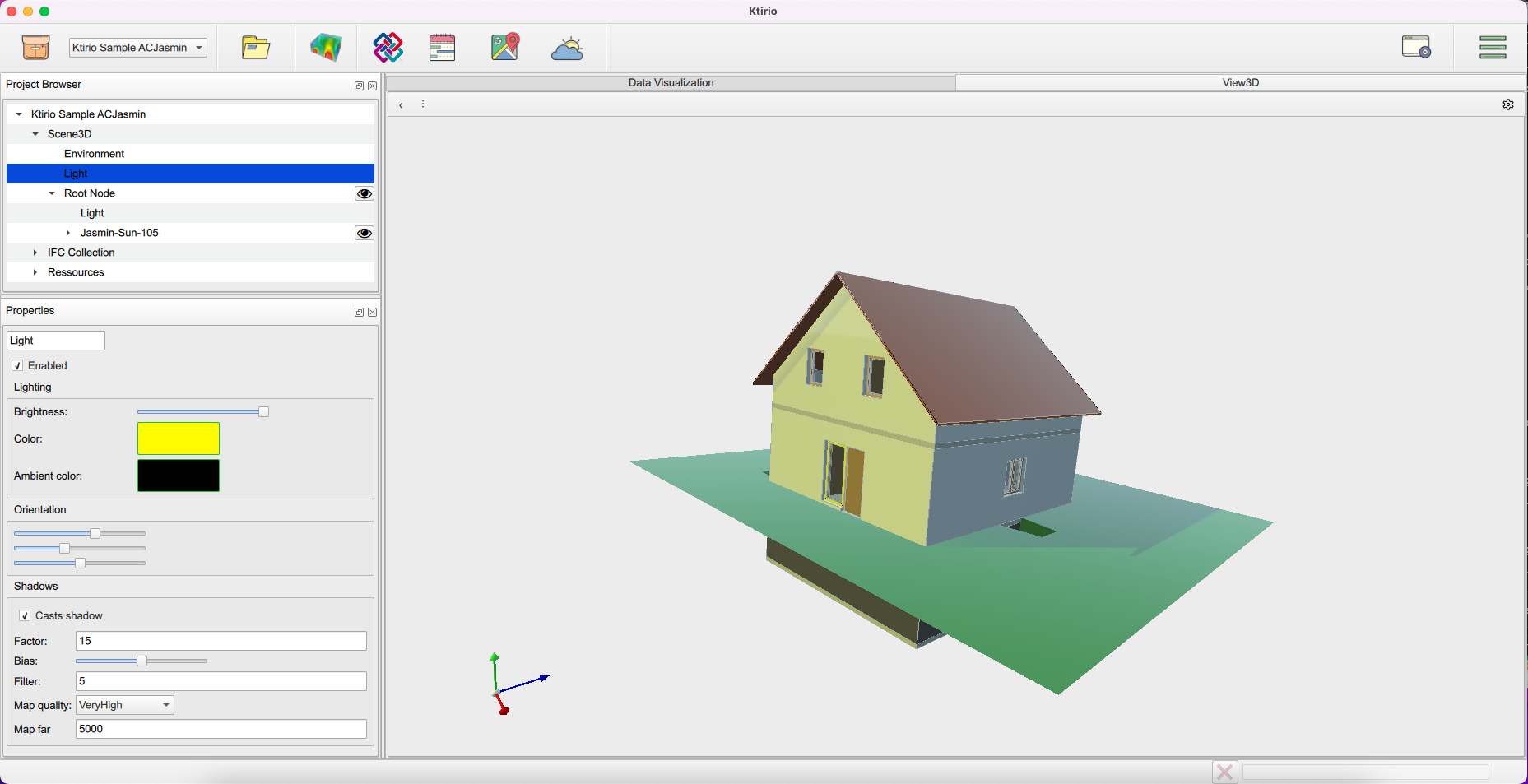Different environment and lighting